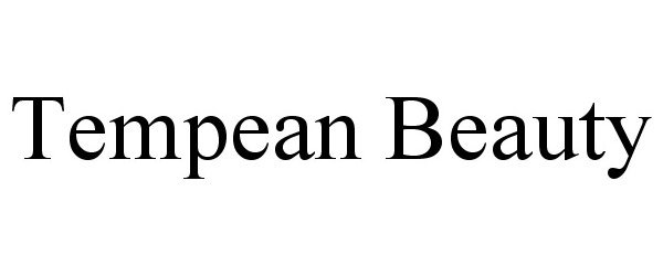 Trademark Logo TEMPEAN BEAUTY