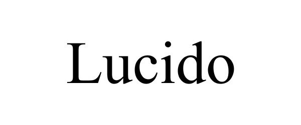 Trademark Logo LUCIDO