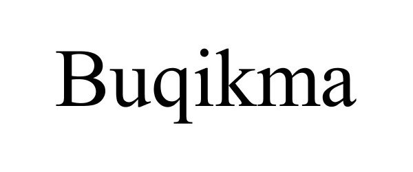 Trademark Logo BUQIKMA