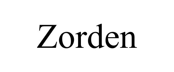  ZORDEN