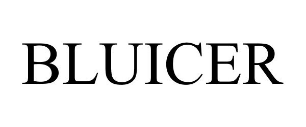 Trademark Logo BLUICER