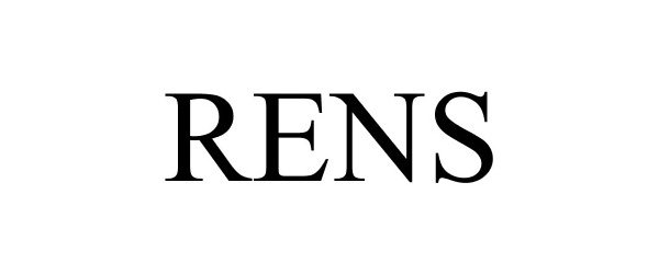 Trademark Logo RENS