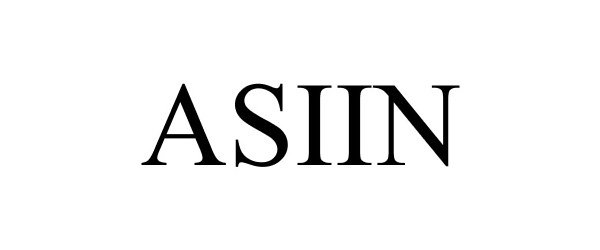 Trademark Logo ASIIN