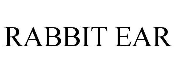Trademark Logo RABBIT EAR