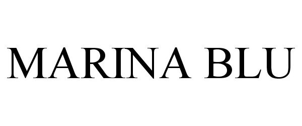 Trademark Logo MARINA BLU