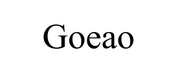 Trademark Logo GOEAO