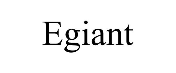 Trademark Logo EGIANT