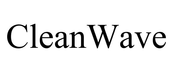 Trademark Logo CLEANWAVE