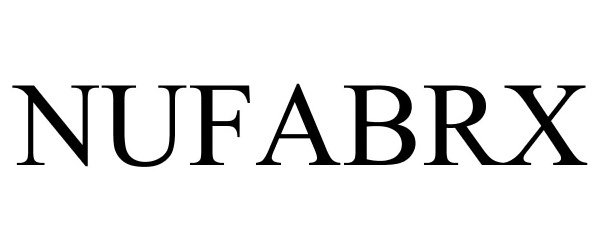 Trademark Logo NUFABRX