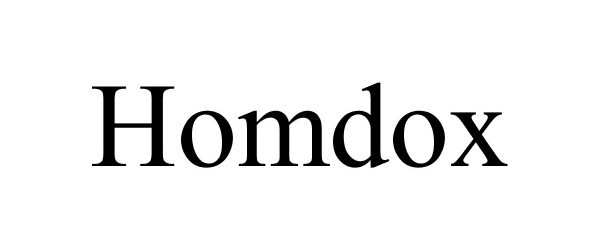 Trademark Logo HOMDOX