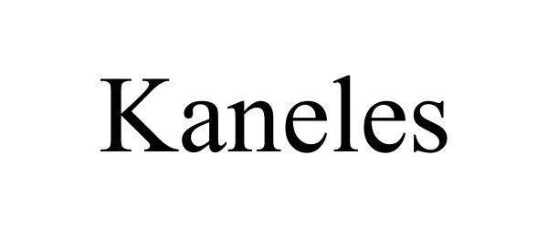 Trademark Logo KANELES