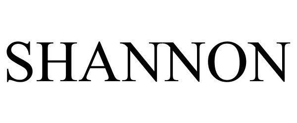 Trademark Logo SHANNON