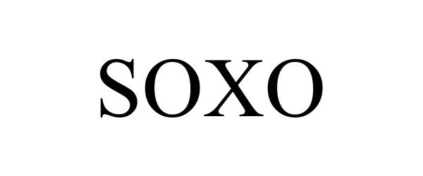 Trademark Logo SOXO