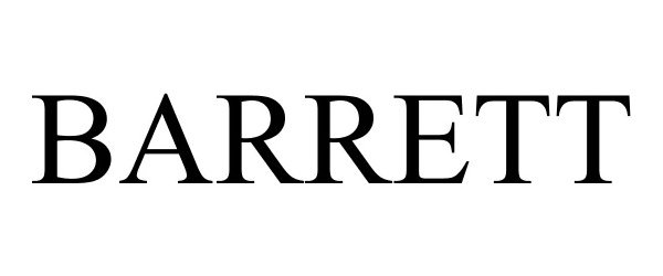 Trademark Logo BARRETT