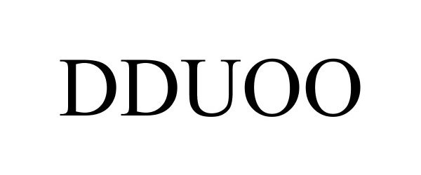 Trademark Logo DDUOO