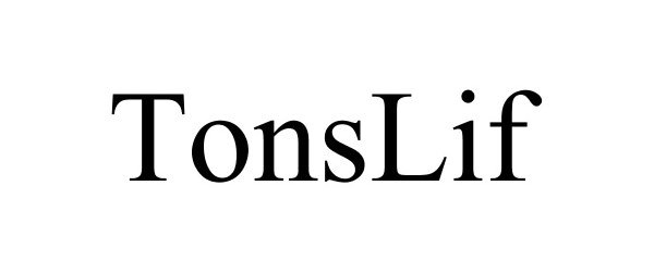 Trademark Logo TONSLIF