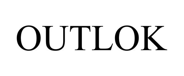Trademark Logo OUTLOK