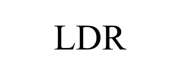 Trademark Logo LDR