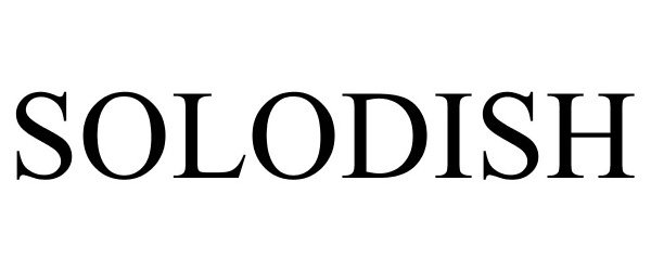 Trademark Logo SOLODISH