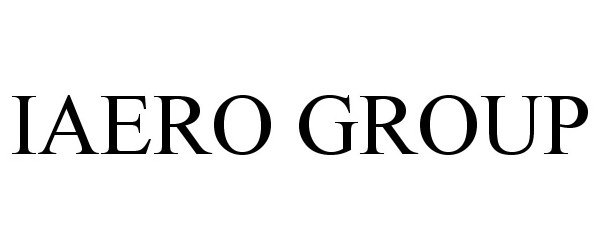 Trademark Logo IAERO GROUP