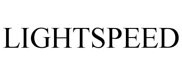 Trademark Logo LIGHTSPEED