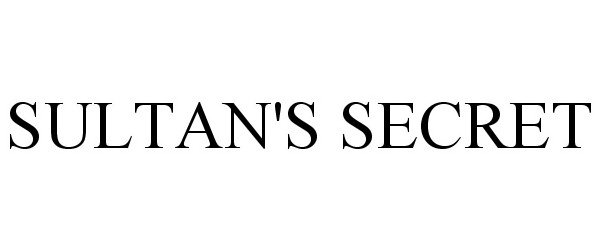 Trademark Logo SULTAN'S SECRET