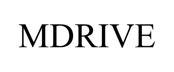 Trademark Logo MDRIVE