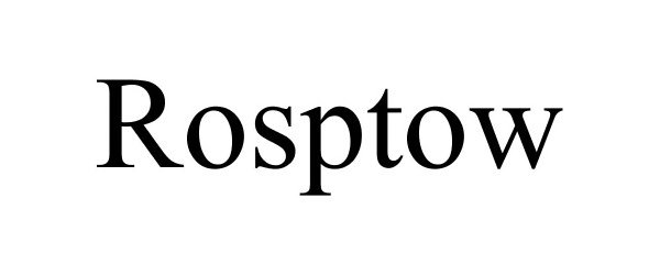  ROSPTOW