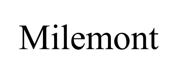 Trademark Logo MILEMONT