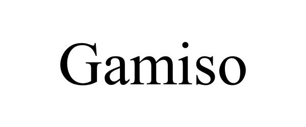 Trademark Logo GAMISO