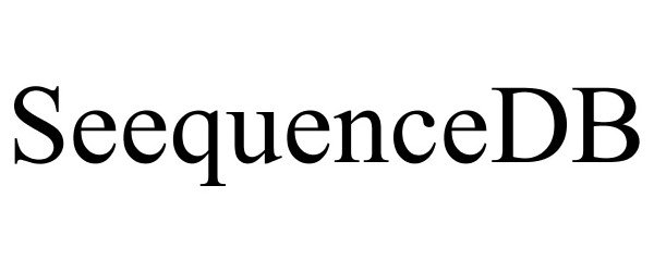 Trademark Logo SEEQUENCEDB