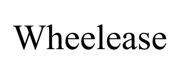 Trademark Logo WHEELEASE