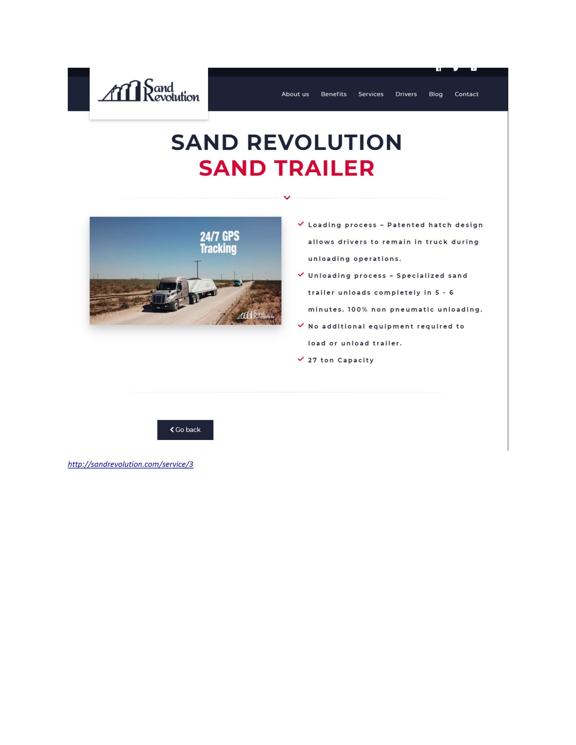 SAND REV - Sand Revolution II, LLC Trademark Registration