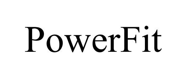 Trademark Logo POWERFIT