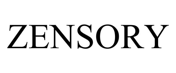 Trademark Logo ZENSORY