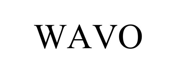 Trademark Logo WAVO