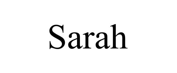 Trademark Logo SARAH
