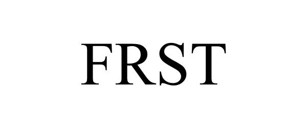 Trademark Logo FRST