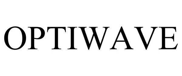 Trademark Logo OPTIWAVE
