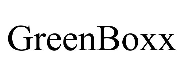  GREENBOXX