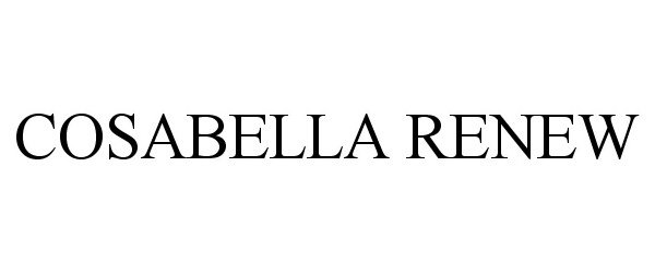 Trademark Logo COSABELLA RENEW