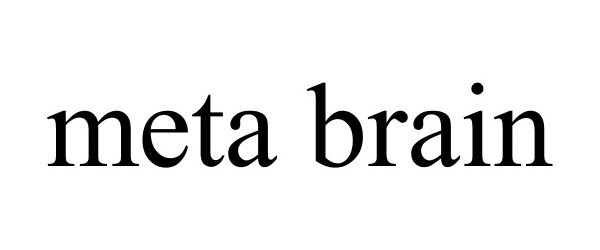 Trademark Logo META BRAIN