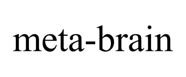 Trademark Logo META-BRAIN