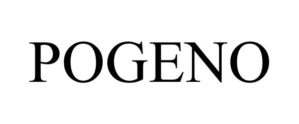 Trademark Logo POGENO