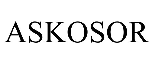 Trademark Logo ASKOSOR
