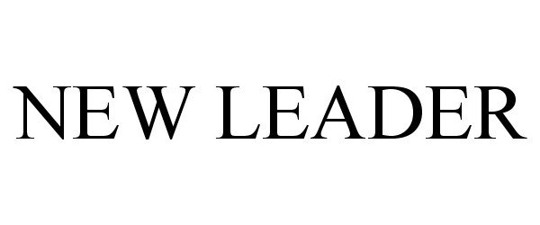 Trademark Logo NEW LEADER