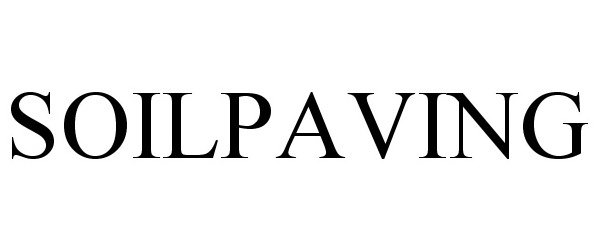 Trademark Logo SOILPAVING