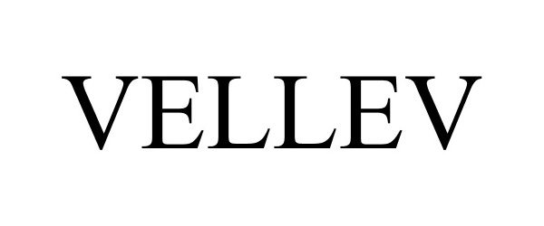 Trademark Logo VELLEV