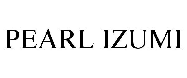 Trademark Logo PEARL IZUMI