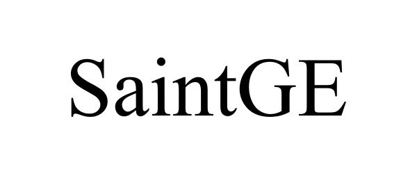 Trademark Logo SAINTGE